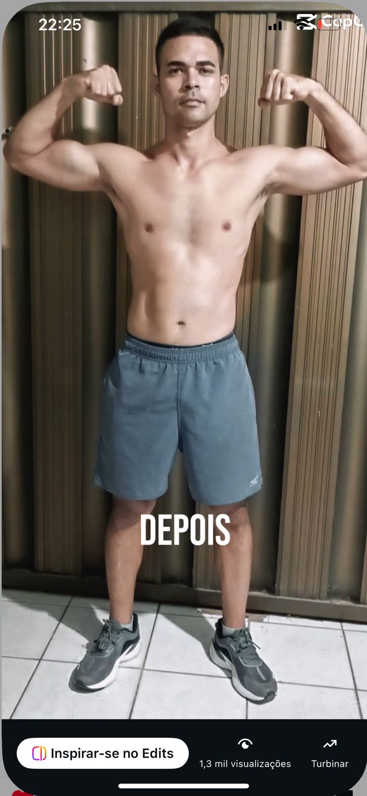 Aluno depois do acompanhamento