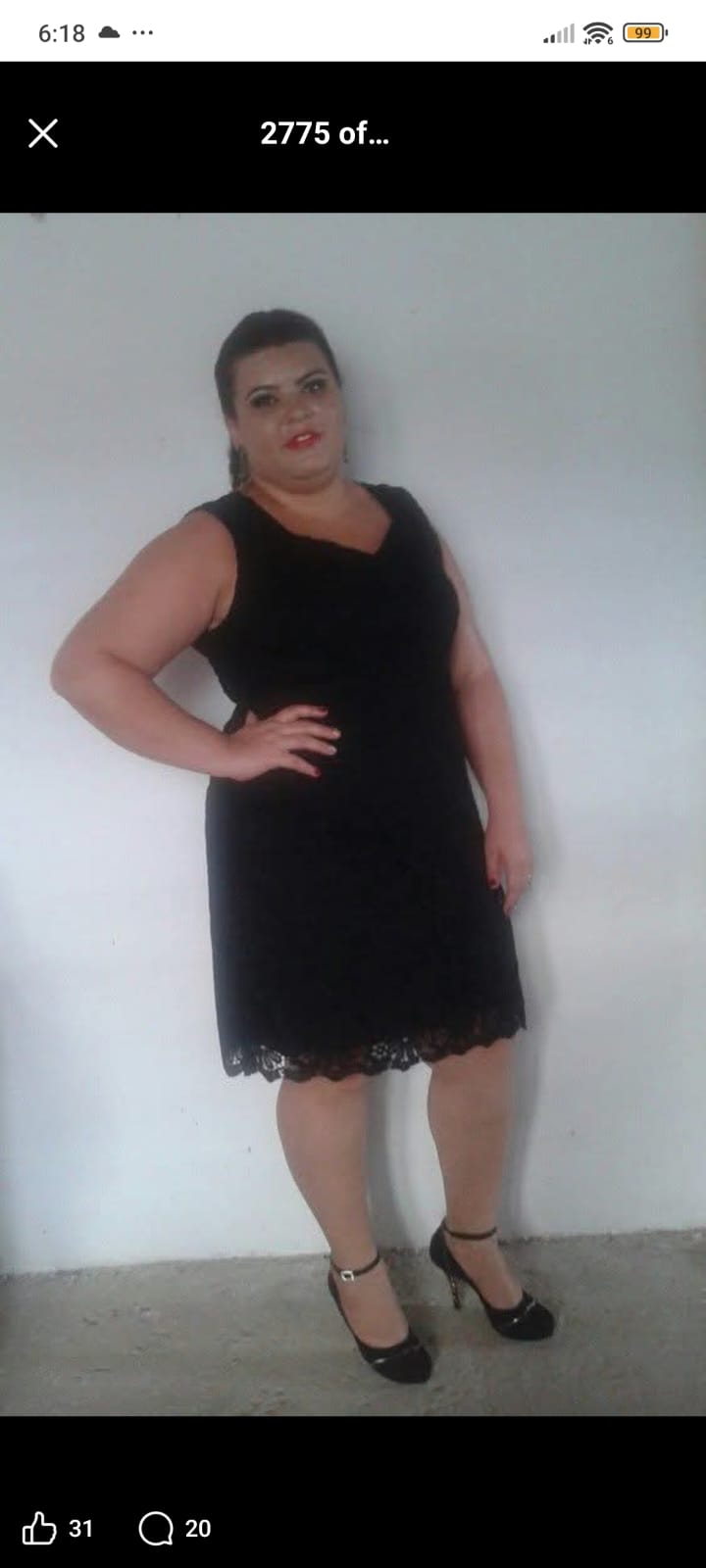 Aluna antes do acompanhamento
